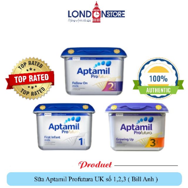 (Sỉ_ lẻ) [CÓ BILL, DATE MỚI NHẤT] SỮA APTAMIL ANH BẠC 800GR SỐ 1, 2, 3