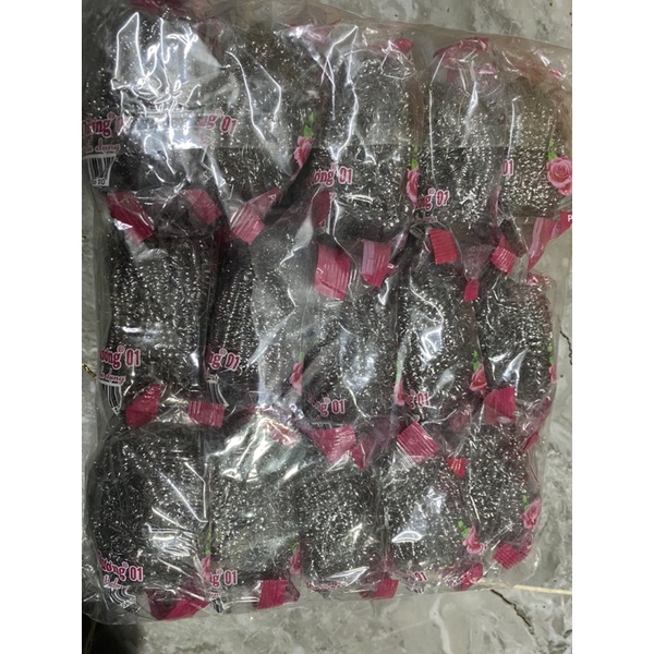 Sỉ 5 bịch là 75 miếng cọ xoong loại 1