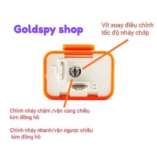 Cục chớp xi nhan đèn led - điều chỉnh tốc độ nháy chớp