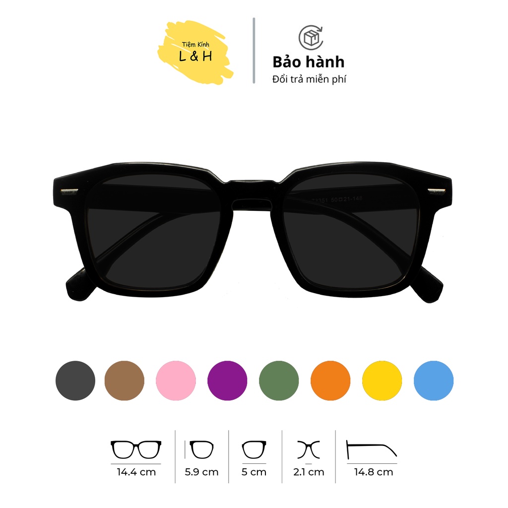 Kính râm chống UV vuông Z3351 dành cho nam nữ