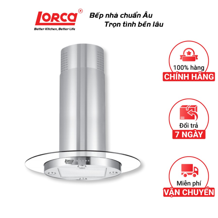 Máy hút mùi Lorca TA 6009-90cm (48 dbA) - Bảo hành 3 năm