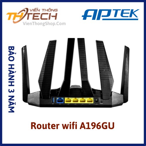 Bộ Phát Sóng Wifi ApTek A196GU Dual Band AC1900 Wireless Router