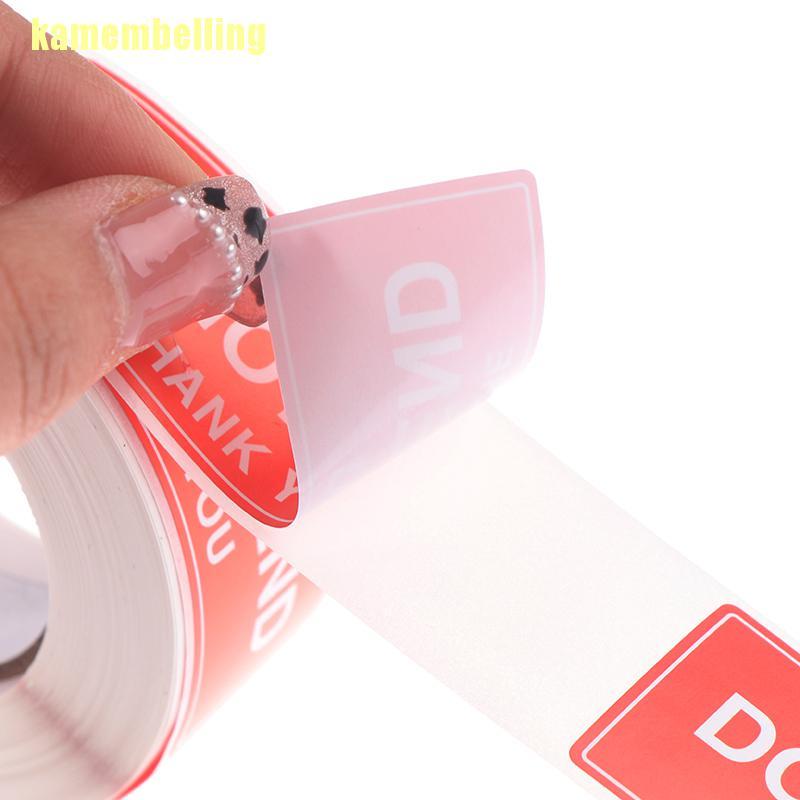 Bộ 250 Sticker Dán Tay Cầm Cảnh Báo Fragile Có Chăm Sóc Do Not Bend