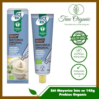Sốt Mayorice hữu cơ không trứng 145g Probios Organic