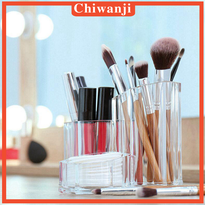 [Hàng mới về] Hộp đựng cọ trang điểm chất liệu acrylic trong suốt sử dụng tiện lợi