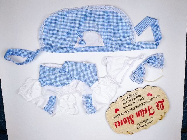 bộ ngủ Cosplay cô nàng giúp việc phong cách sexy sm gợi cảm Set gồm băng đô, áo croptop, quần lọt khe và tạp dề | BigBuy360 - bigbuy360.vn