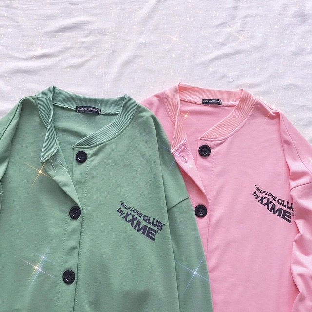 Áo Cardigan Nút Hoạ Tiết Cute Ảnh Thật 100%
