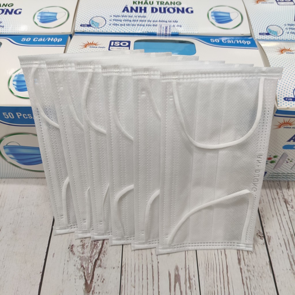 [Bán Sỉ] Hộp 50 cái khẩu trang 4 lớp Ánh Dương - Đủ màu - Hàng có sẵn | BigBuy360 - bigbuy360.vn
