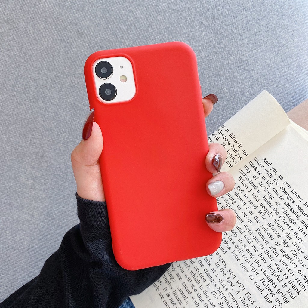 ỐP XẢ 9KỐp lưng TPU dẻo màu trơn đơn giản iP 6/../X/XS/Xs Max. - MINH AN SAIGON