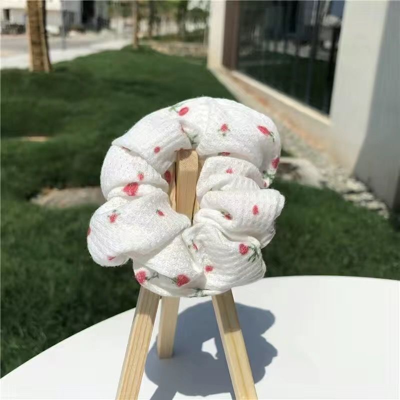 Dây Buộc Tóc Họa Tiết Hoa Xinh Xắn Cho Nữ