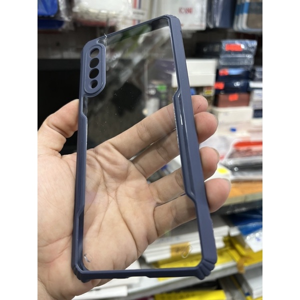 Ốp lưng Samsung A90 5G dẻo viềng chống sốc lưng nhựa trong