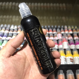 Mực đen xăm tattoo Blackout 4oz/8oz