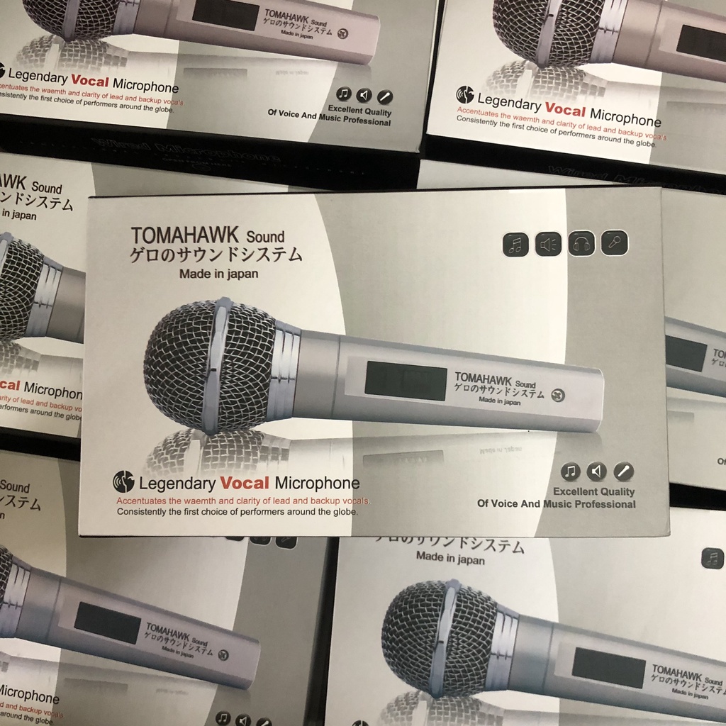 Micro Karaoke Có Dây TOMAHAWK - Chống Hú - Hát Hút Mic