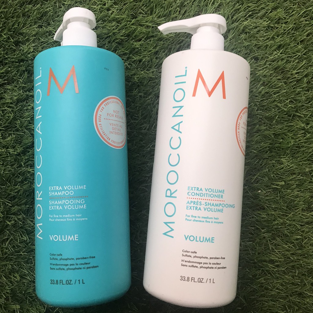 🌼 Chính hãng 🌺 Dầu gội xả tăng phồng tóc Moroccanoil Extra Volume 1000mlx2