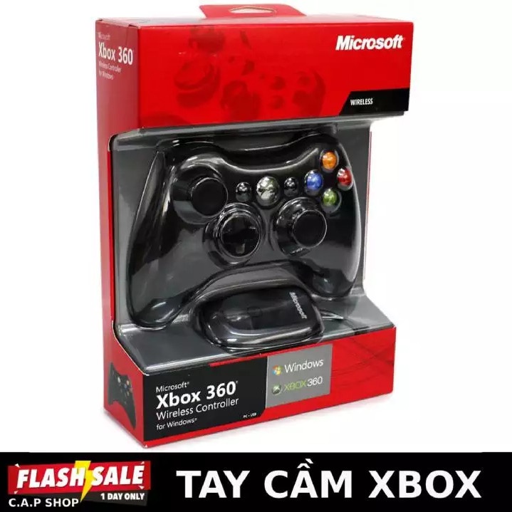 TAY CẦM CHƠI GAME XBOX 360 PC DÀNH CHO MÁY TÍNH - MÀU TRẮNG