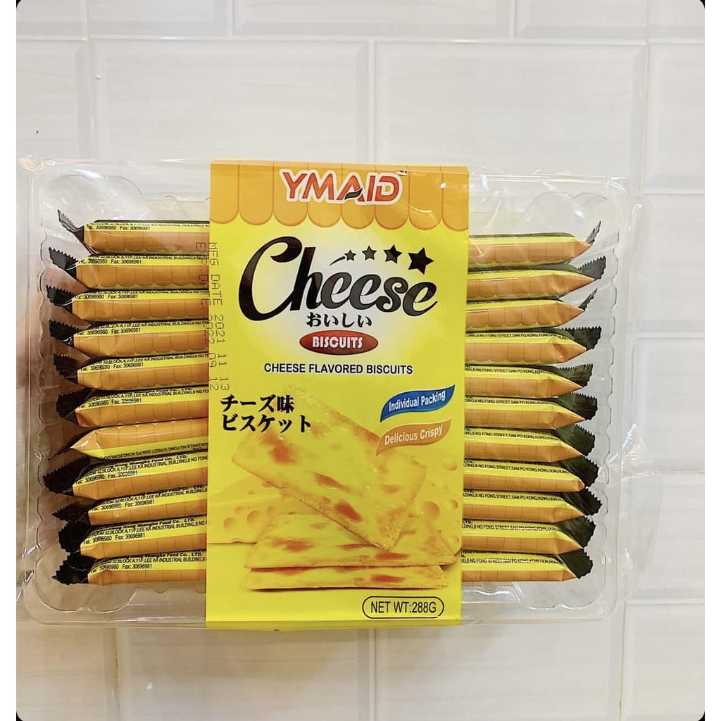 BÁNH QUY GIÒN VỊ RAU CỦ/PHÔ MAI/PIZZA NINE YMAID 288G