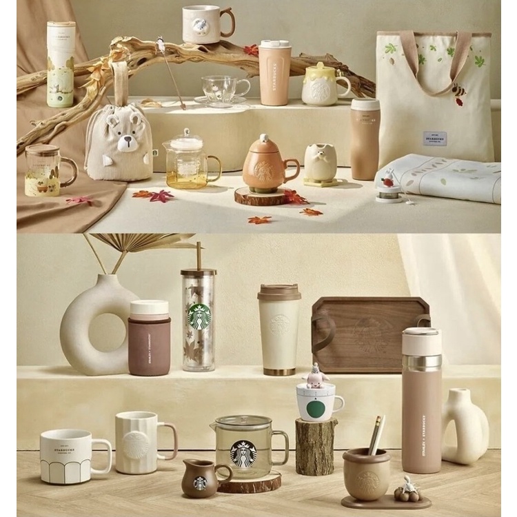 TỔNG HỢP CỐC SỨ/ LY VÀ BÌNH GIỮ NHIỆT THUỘC BST STARBUCKS TRUNG THU MID - AUTUMN
