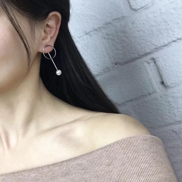 Bông tai Hàn Quốc đơn giản