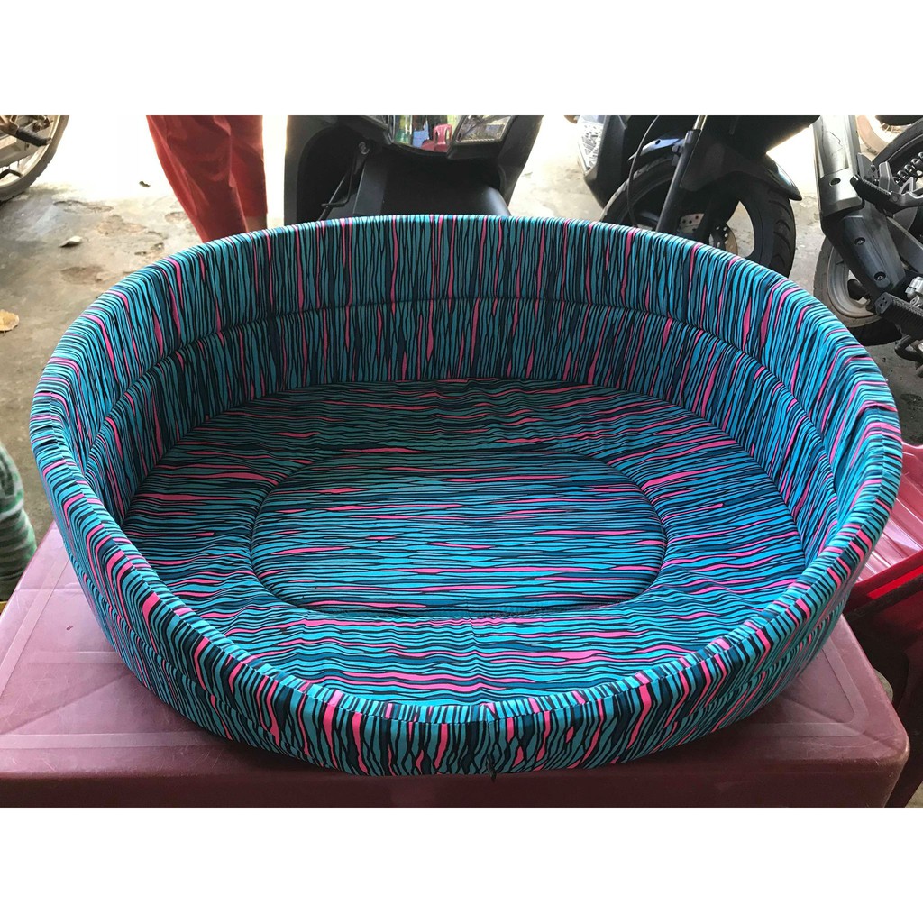 Nệm GIƯỜNG Ổ hình oval cho chó mèo THÚ CƯNG SIZE LỚN