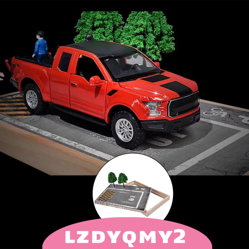 Mô Hình Phong Cảnh Bãi Đậu Xe Diorama Tỉ Lệ 24
