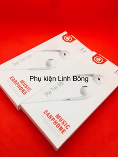 TAI NGHE ĐIỆN THOẠI CÓ DÂY EARPHONE L1 màu trắng phù hợp tất cả các dòng điện thoại