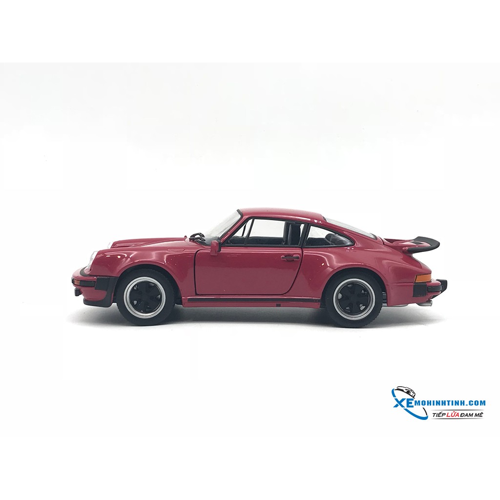 Xe mô hình Porsche 911R Tubo WELLY 1:24 (Đỏ)