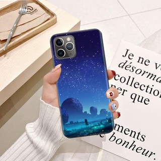 Ốp lưng iPhone 11 Pro Max Silicon dẻo hình Trăng Xanh