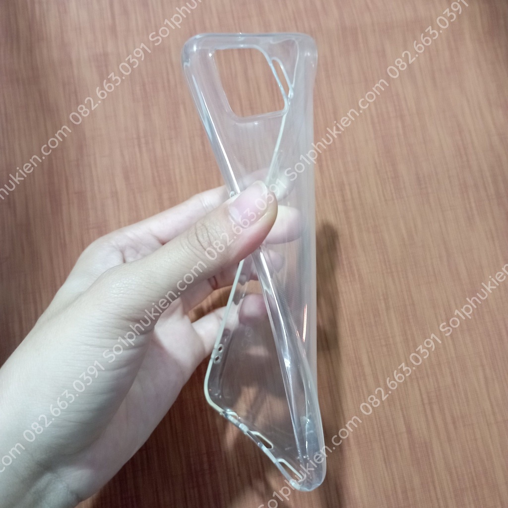 Ốp lưng Oppo A73 dẻo silicon trong suốt, loại cao cấp có viền bảo vệ camera