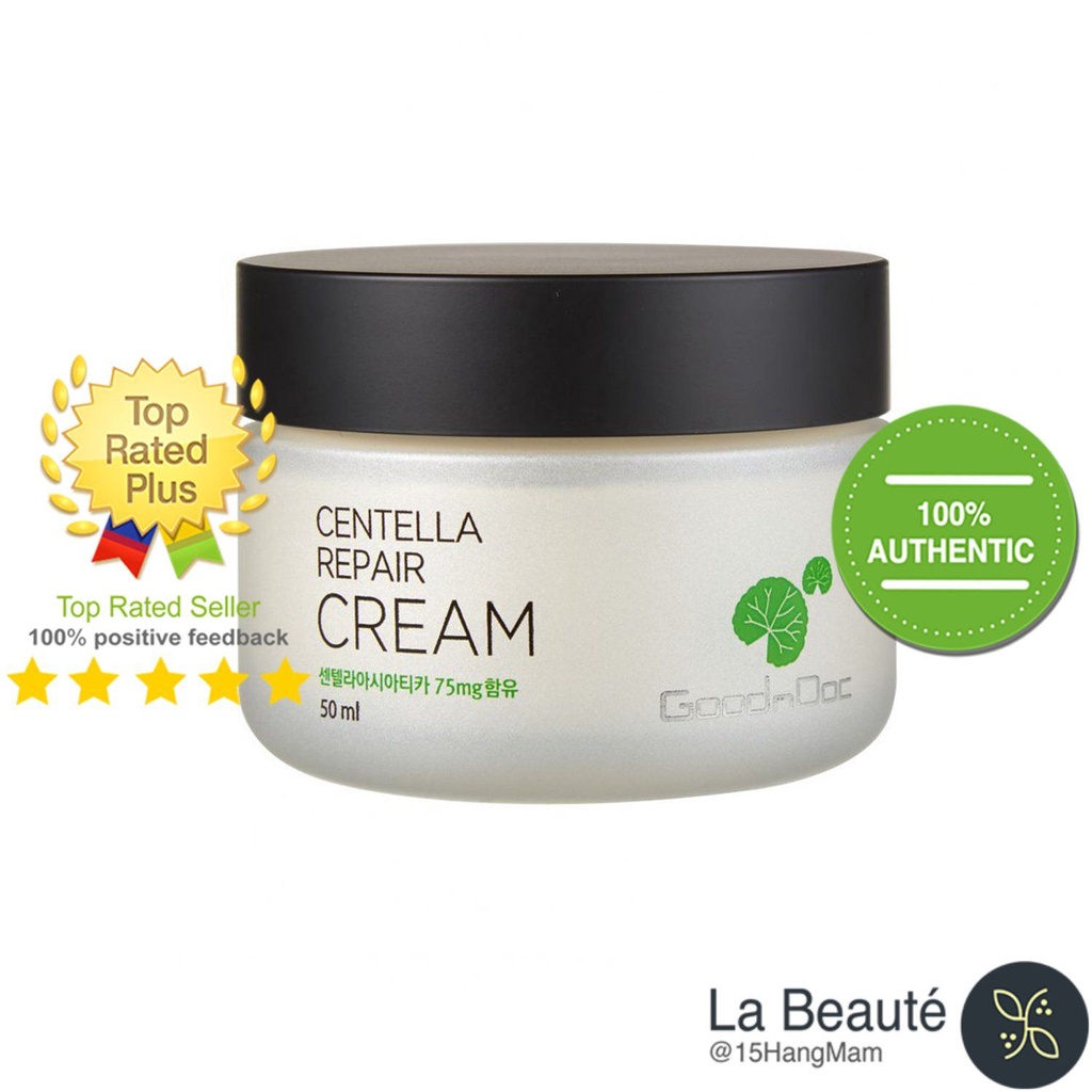Goodndoc Centella Repair Cream - Kem Dưỡng Phục Hồi Da Dưỡng Trắng Sáng 50ml