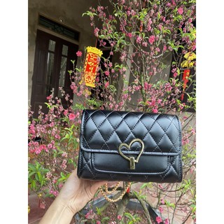 Túi xách nữ khóa tim size 18cm