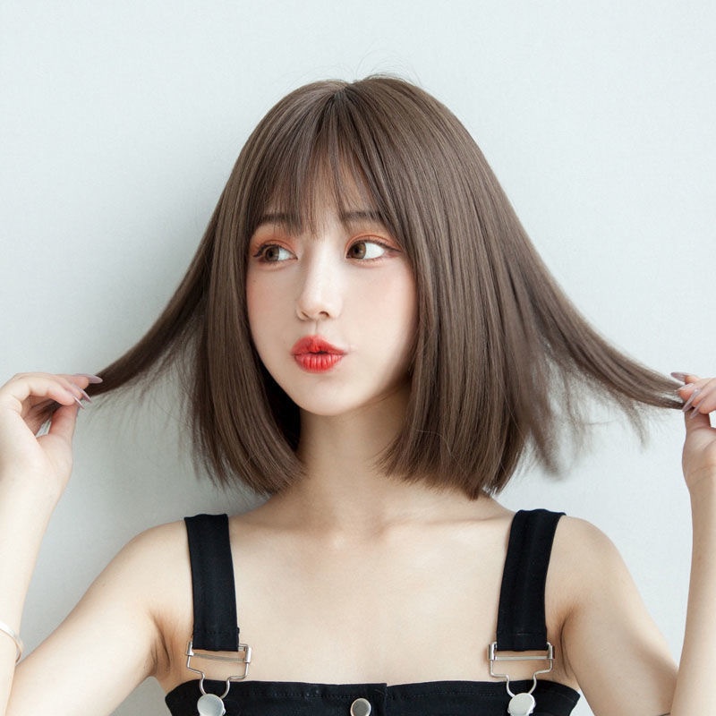 Tóc giả nguyên đầu ❤️KOTY BEAUTY❤️ tóc giả nữ cả đầu vic thẳng TG73