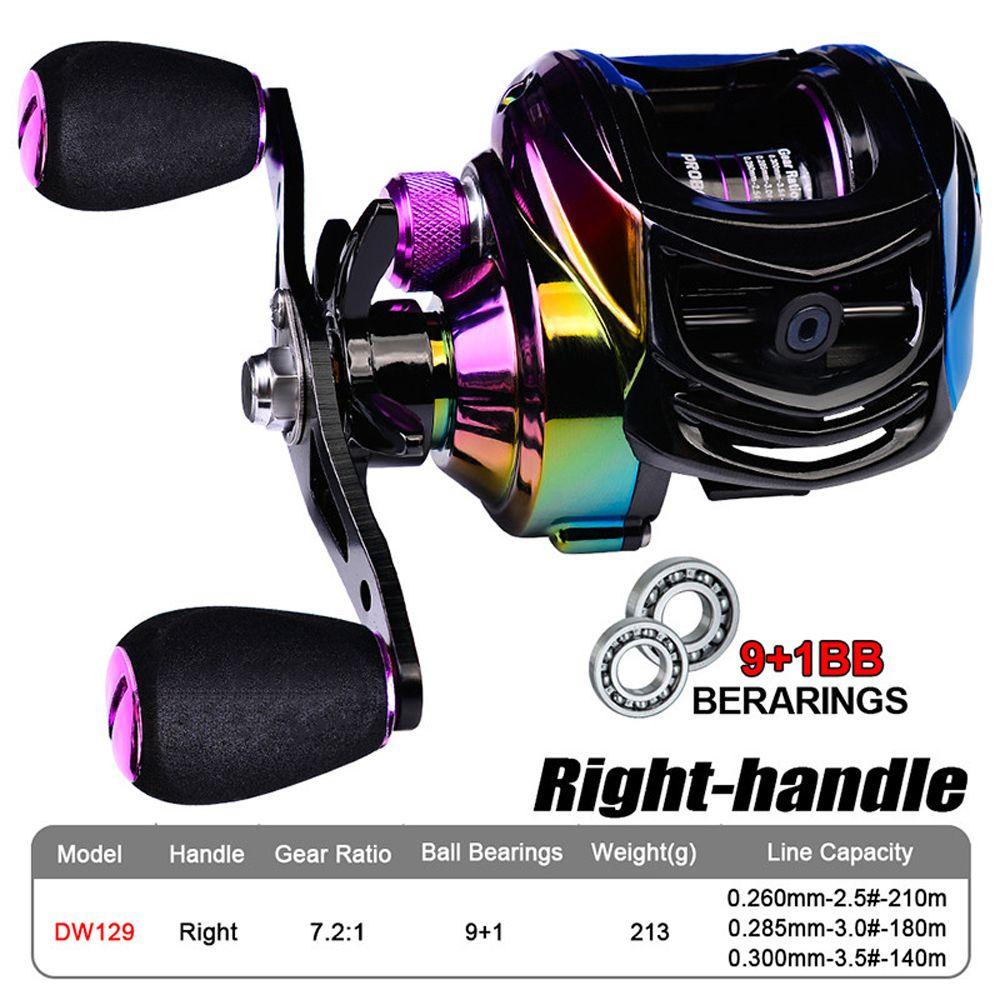 Máy Câu Cá Tốc Độ Cao Màu Sắc Sặc Sỡ 22LB Max 7.2: 1