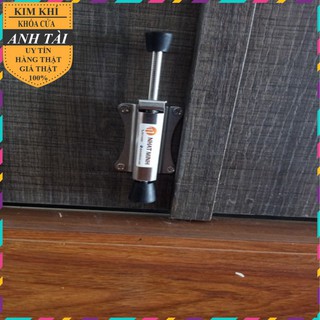 Chân hãm cửa inox 304, chân chống giữ cửa chính đạp thông minh bản mới 2024 có lẫy hãm mở nhanh cực chắc