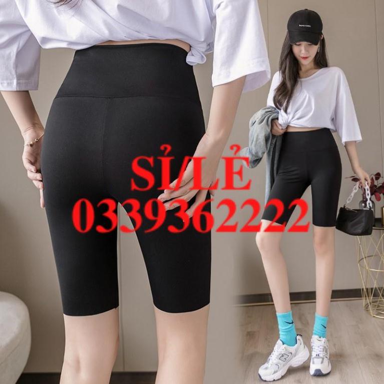 [ CHÍNH HÃNG ] Quần Legging Lửng Nữ Biker Trendy Cạp Cao Hàng Quảng Châu  HAIANHSHOP