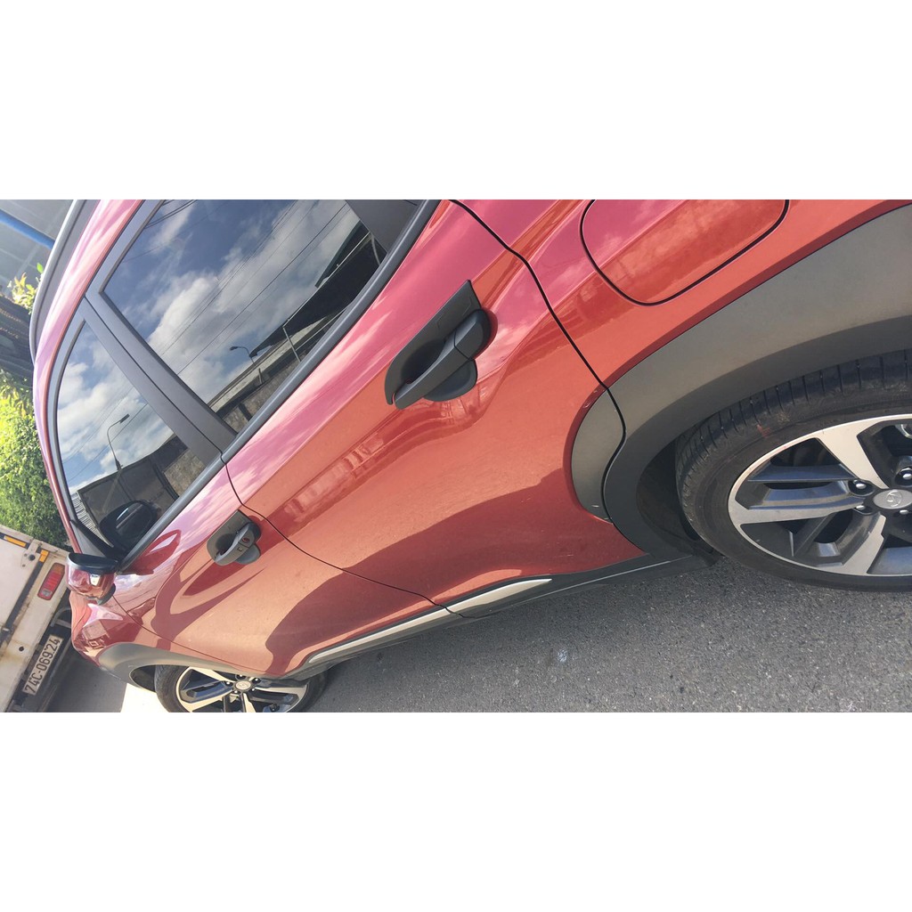 Tay cửa, hõm cửa Kona 2018-2021 mạ Crom, Đen nhám, Carbon