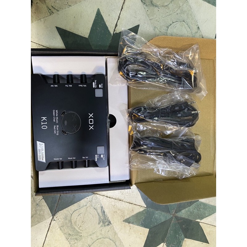 Sound card XOX K10 phiên bản mới 2020