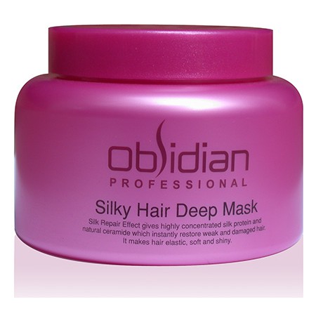 Mặt nạ ủ dưỡng tóc Obsidian Silky Hair Deep Mask siêu mượt 300ml