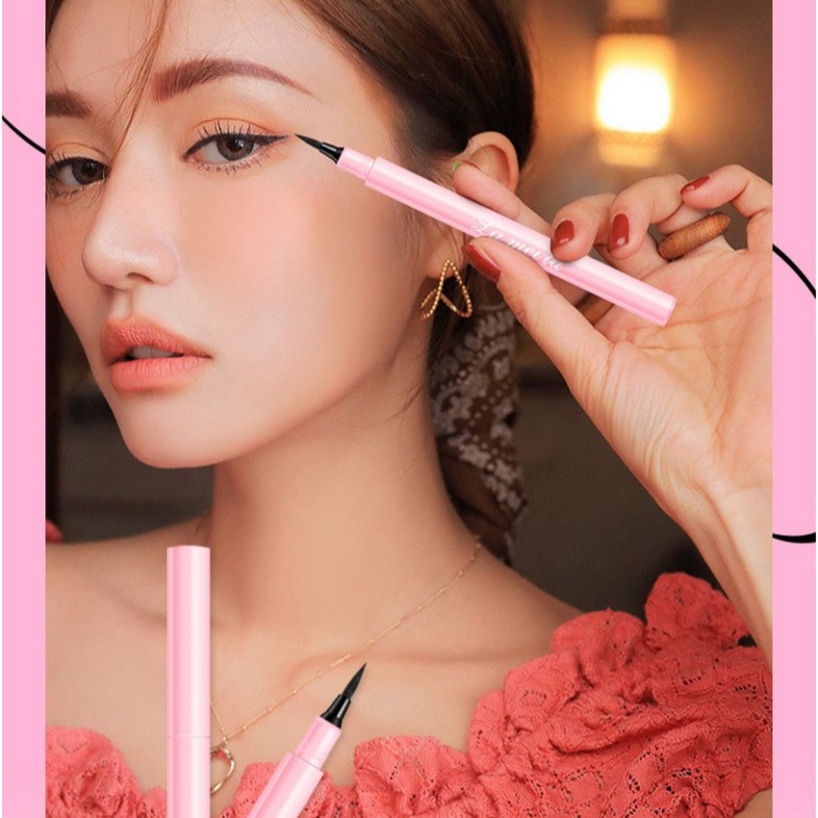 Bút kẻ mắt dạng lỏng kẻ mắt nước vỏ hồng nét mãnh dễ kẻ KABA