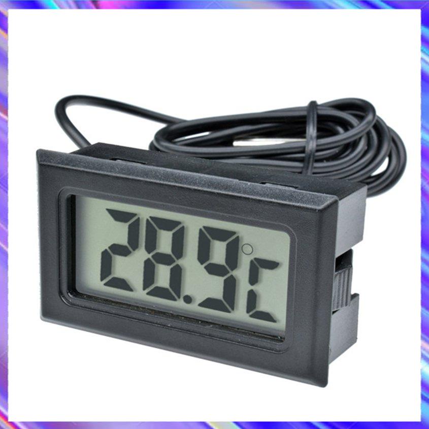 Thermometer Embedded Electronic Digital Thermometer LED Display With Probe