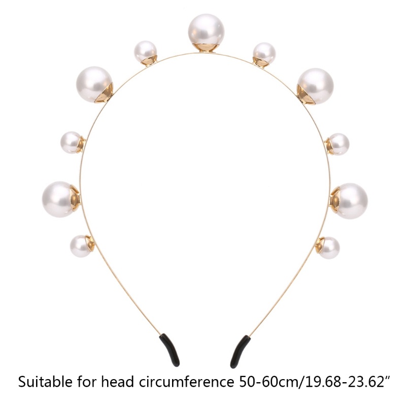 Băng Đô Đính Ngọc Trai Thời Trang Dành Cho Cô Dâu