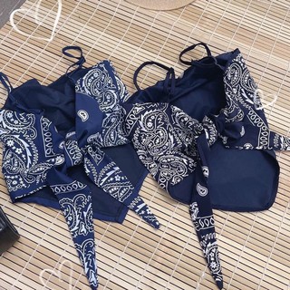Áo 2 dây giả khăn bandana