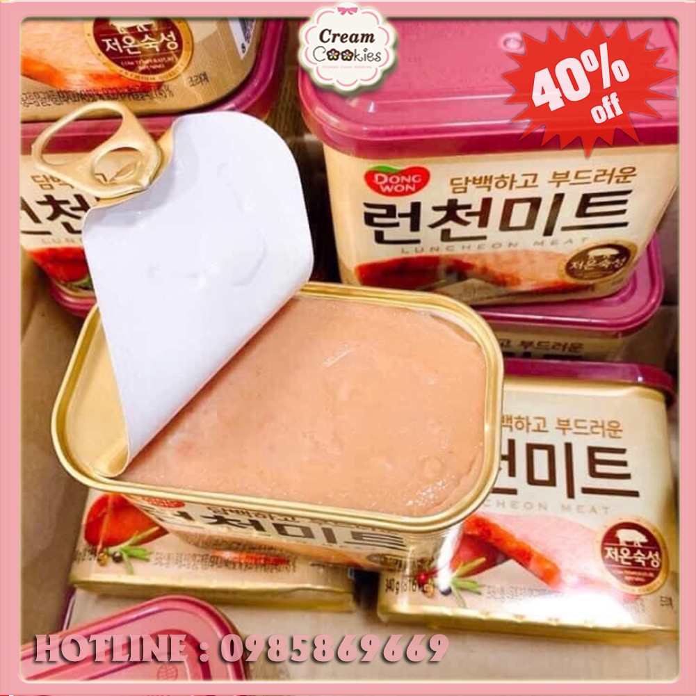 THỊT HỘP SPAM DONGWON LUNCHEON MEAT HÀN QUỐC 200G-340G