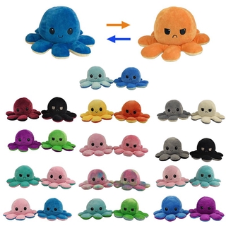 Sẵn sàng REVERSIBLE BIPOLAR TEETURTLE OCTOPUS TOY PLUSH TEETURTLE MOOD SWITCHER Giáng sinh UNIO