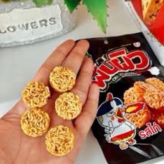 [HOT] Snack Mì Tôm Viên Vị Gà Cay Thái Lan 38gr (dạng viên)