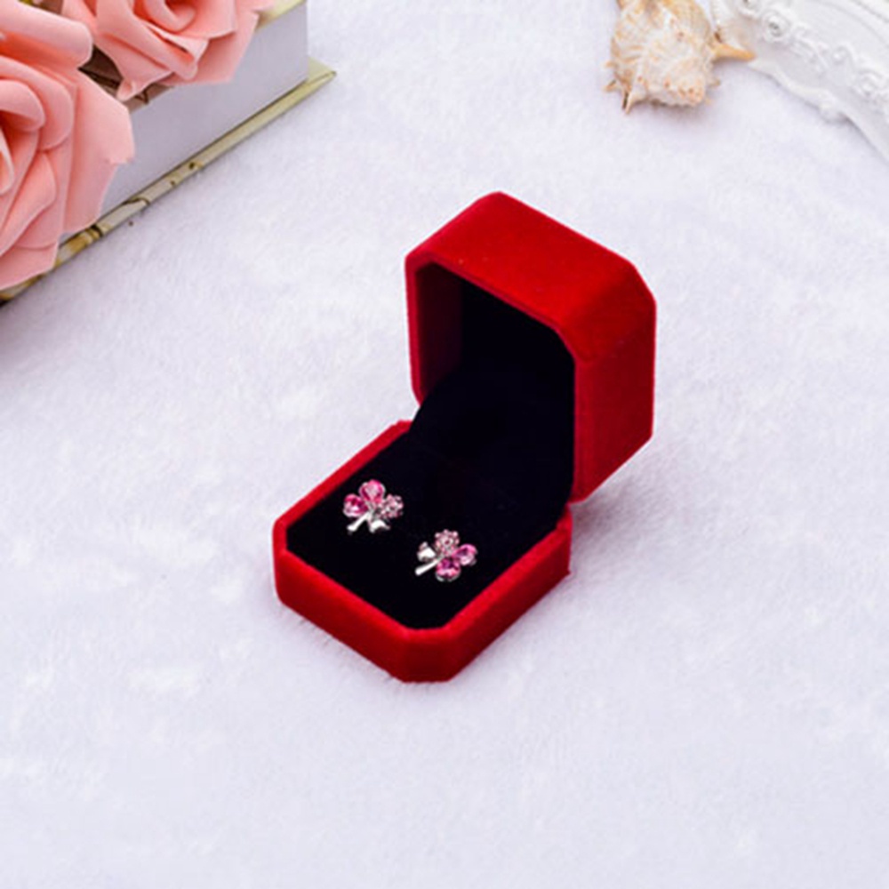 Hộp đựng trang sức 10 màu bằng vải nhung chất lượng cao