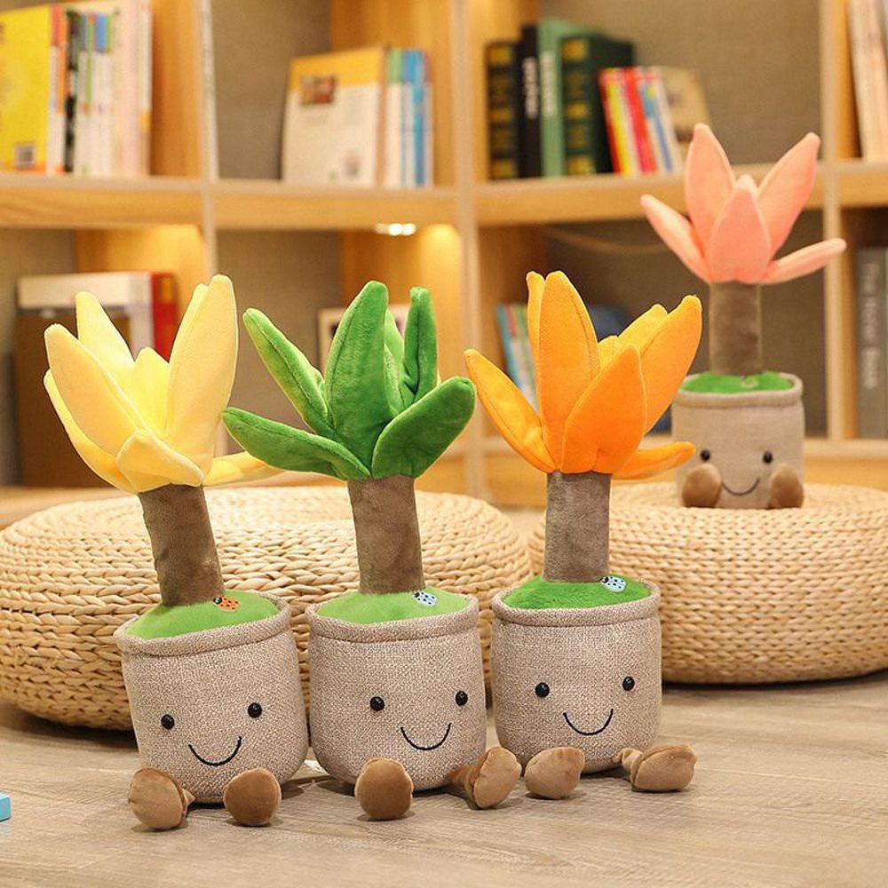 JARRED Gối Nhồi Bông Mềm Mại Hình Cây Râu Rồng Đáng Yêu Trang Trí Phòng Bé