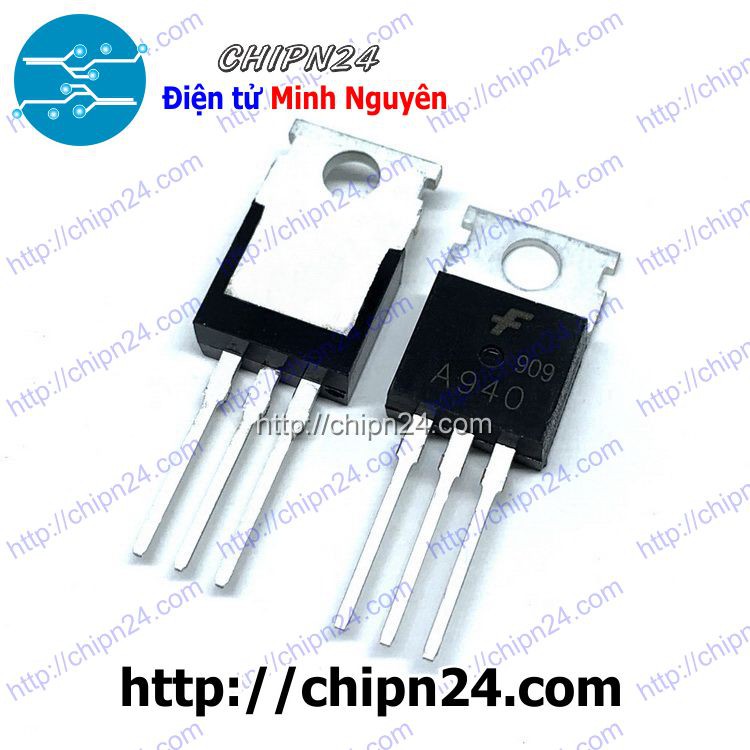 [2 CON] Transistor A940 TO-220 PNP 1.5A 150V (2SA940 940)
