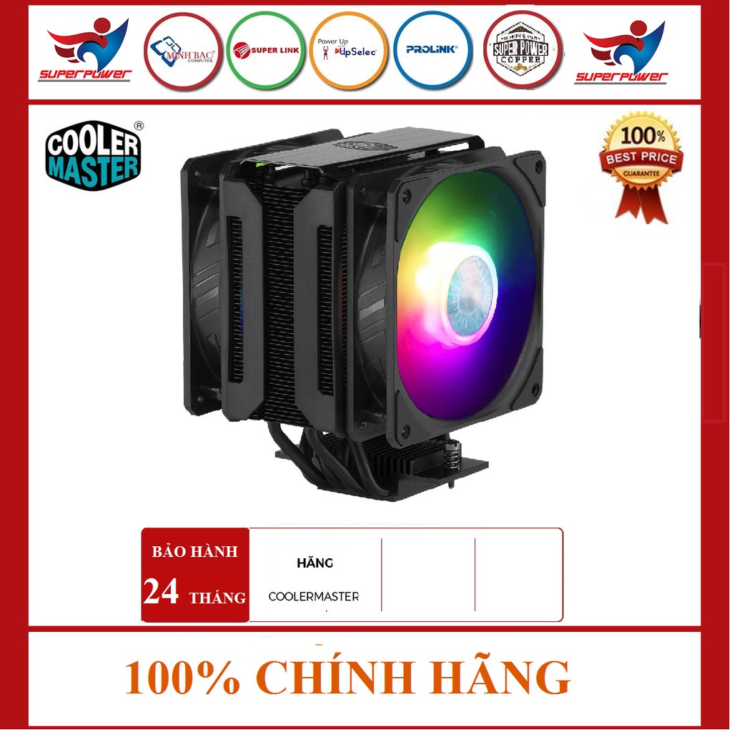 [Mã 254ELSALE giảm 7% đơn 300K] QUẠT CPU COOLER MASTER MasterAir MA612 Stealth ARGB - HÀNG CHÍNH HÃNG