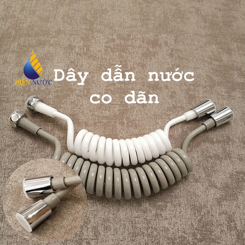 Bộ vòi xịt vệ sinh mạ CROM ĐA NĂNG CO DÃN, vòi xịt bồn cầu cao cấp. Điện.Nước