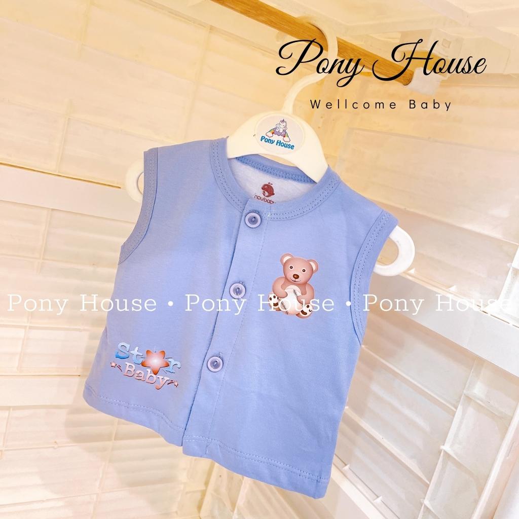 Áo Gile Noubaby Cotton 2 Lớp Mềm, Mịn Cho Bé Trai, Bé Gái Sơ Sinh